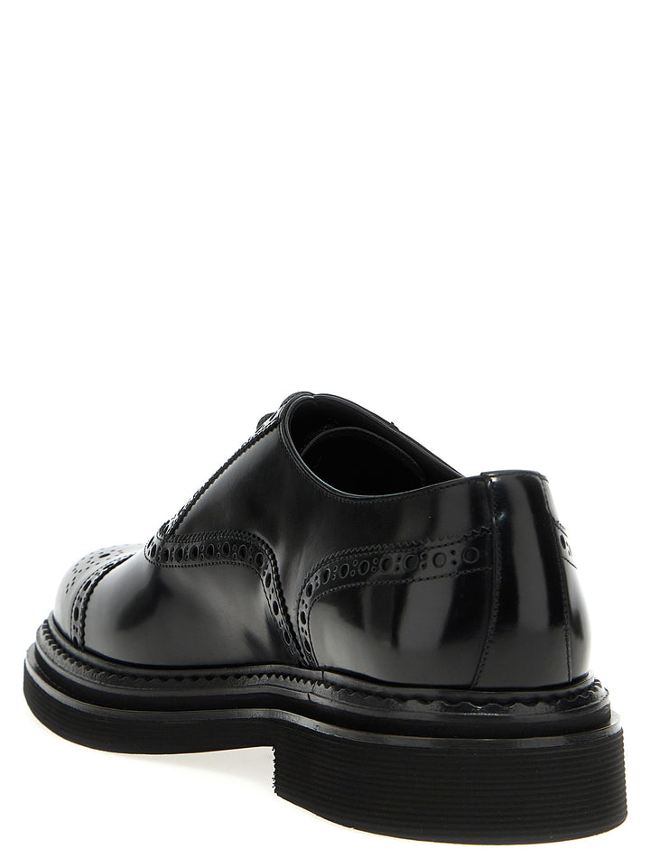 Brogue Lace Up Shoes Black