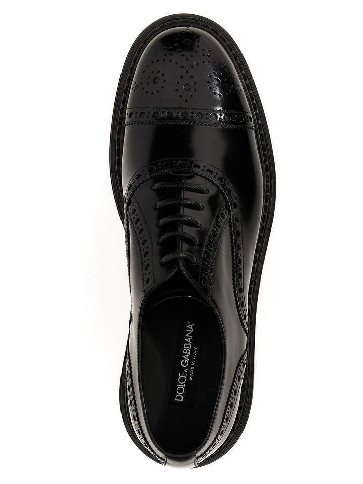 Brogue Lace Up Shoes Black