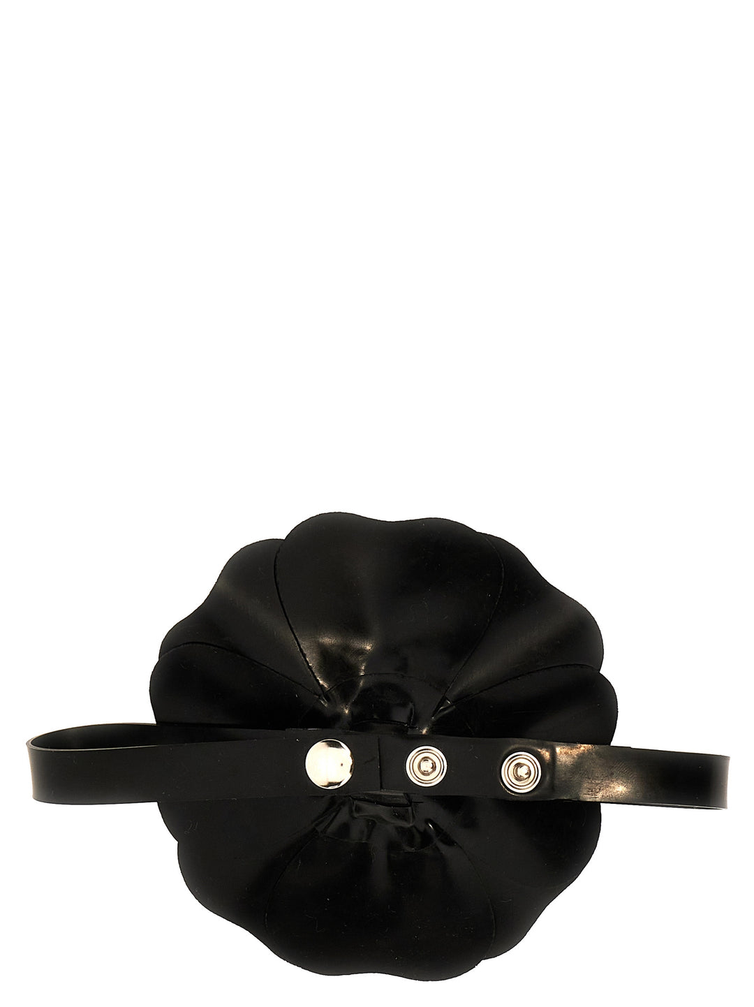 Flower Choker Necklace Jewelry Black