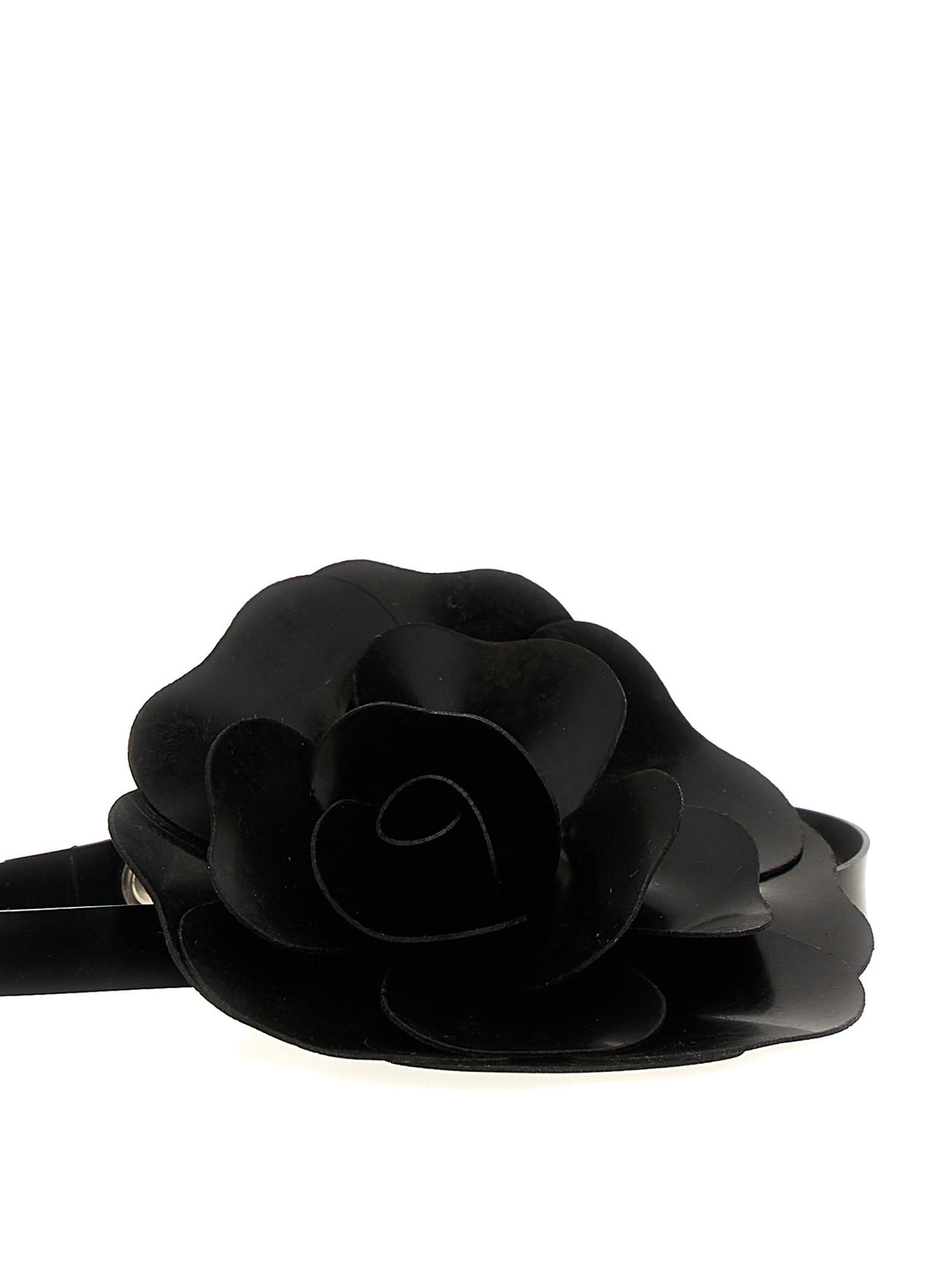 Flower Choker Necklace Jewelry Black