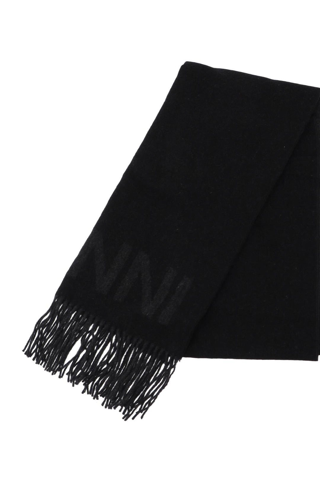 Logo Lettering Scarf - Ganni - Women