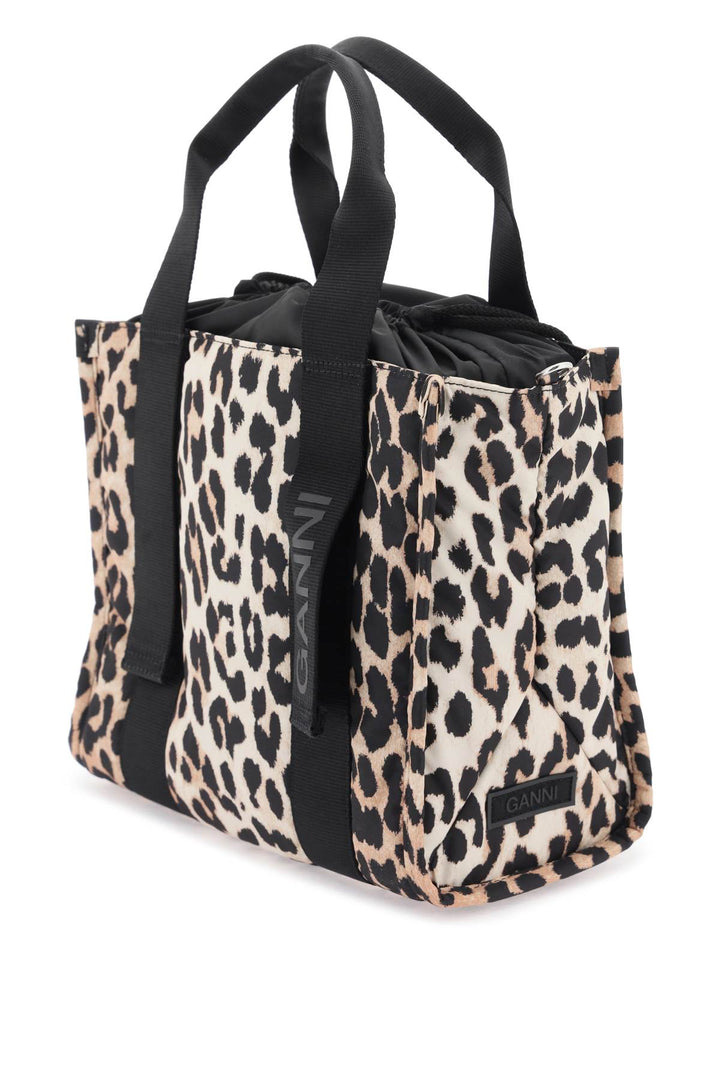 Animal Print Tote Bag - Ganni - Women