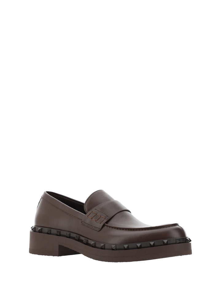 Rockstud M-way Loafer Shoes