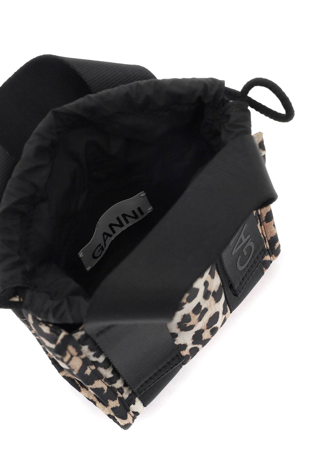 Leopard Tech Mini Tote Bag - Ganni - Women