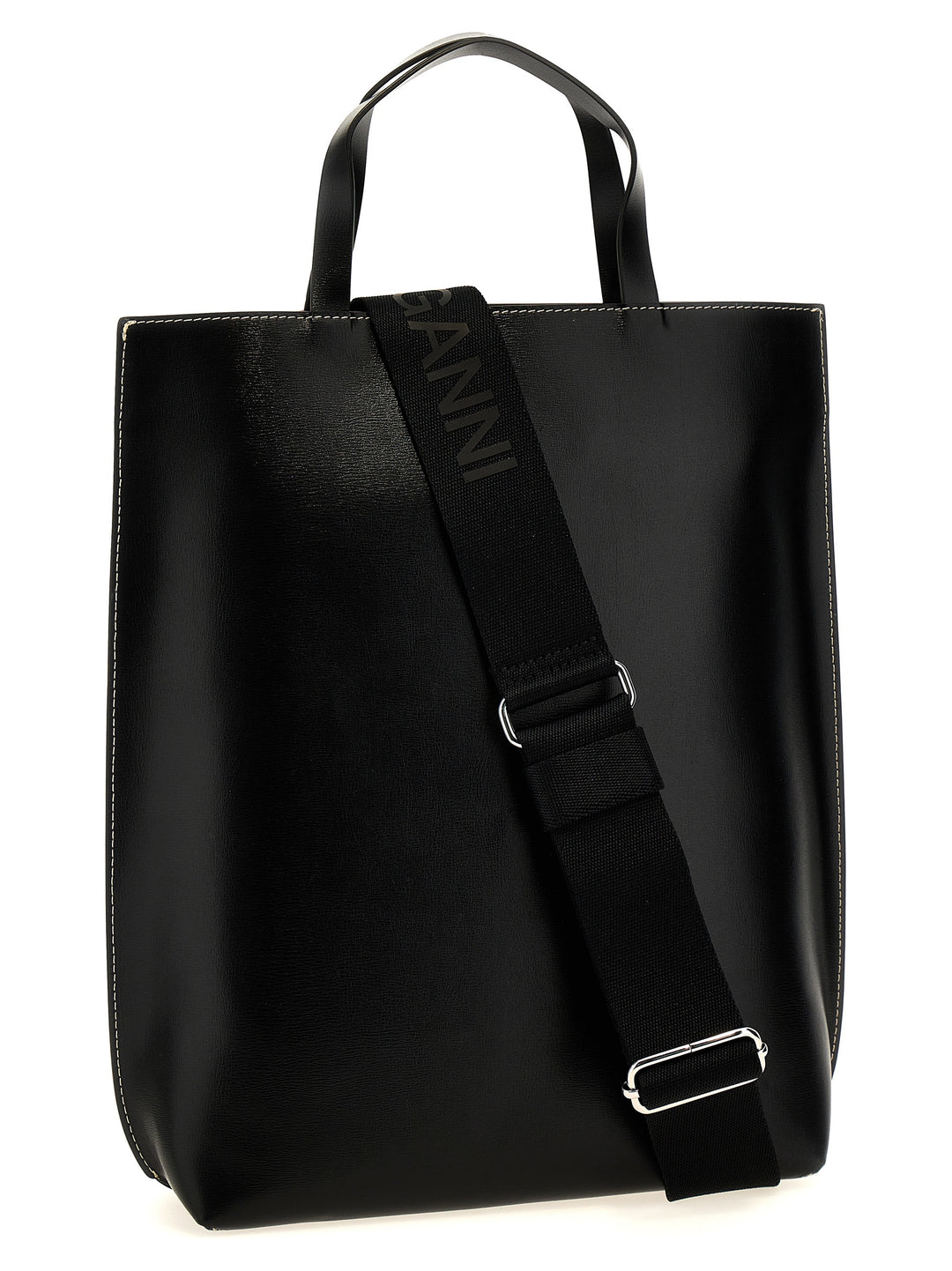 Banner Medium Tote Bag Black