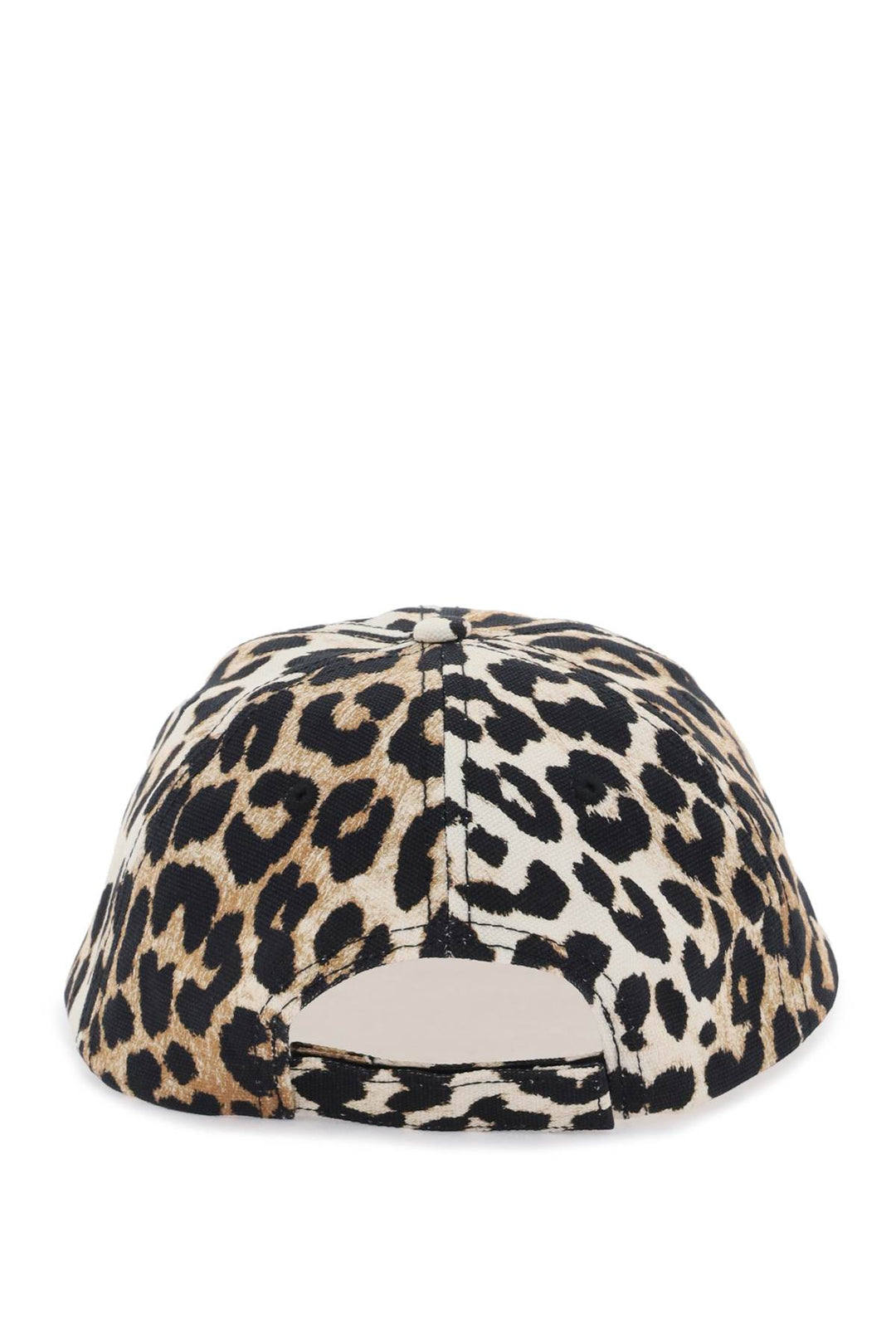 Leopard Baseball Cap - Ganni - Women