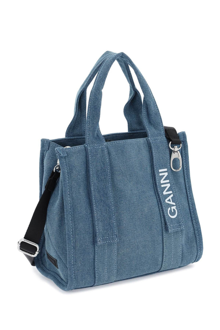 Denim Tote Bag - Ganni - Women