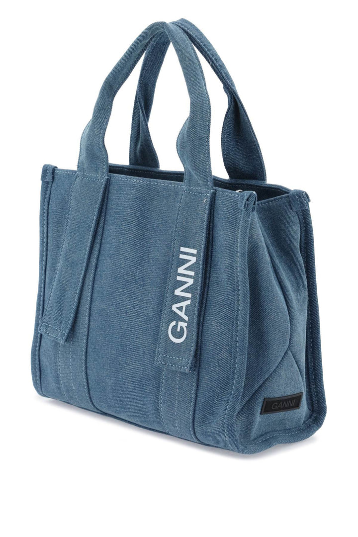 Denim Tote Bag - Ganni - Women