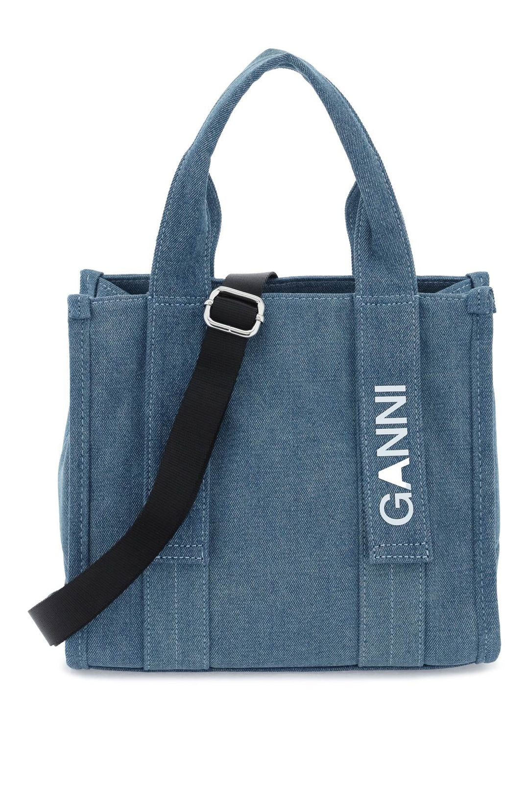 Denim Tote Bag - Ganni - Women