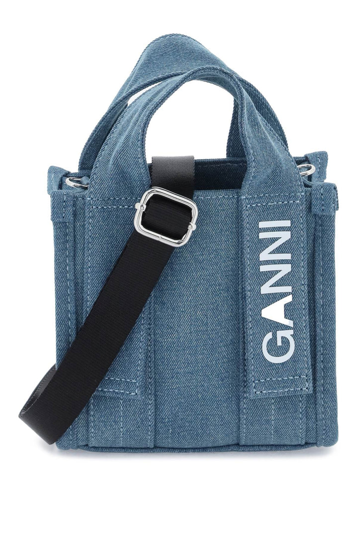 Denim Tech Mini Tote Bag - Ganni - Women