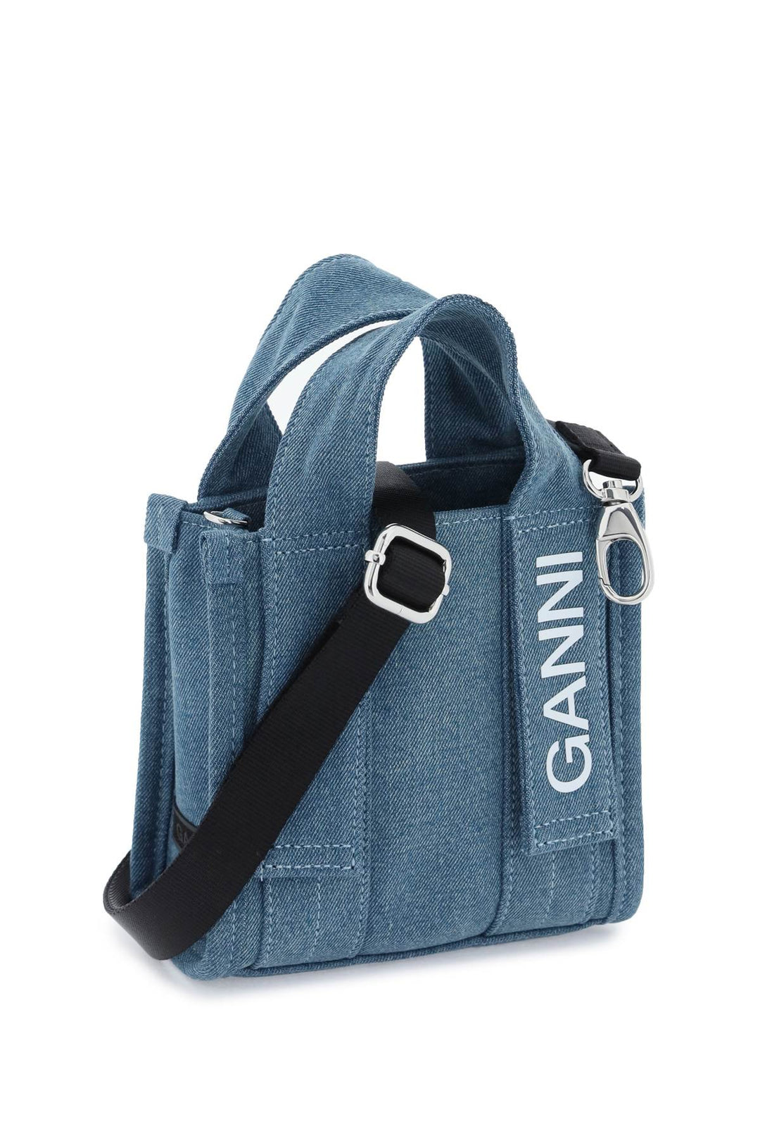 Denim Tech Mini Tote Bag - Ganni - Women