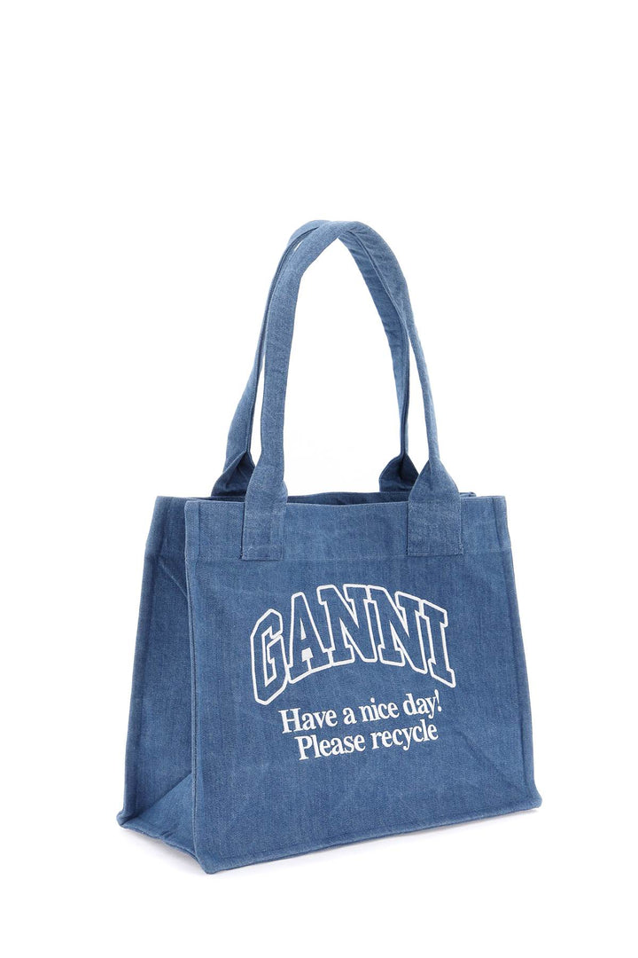 Tote Bag With Embroidery - Ganni - Women