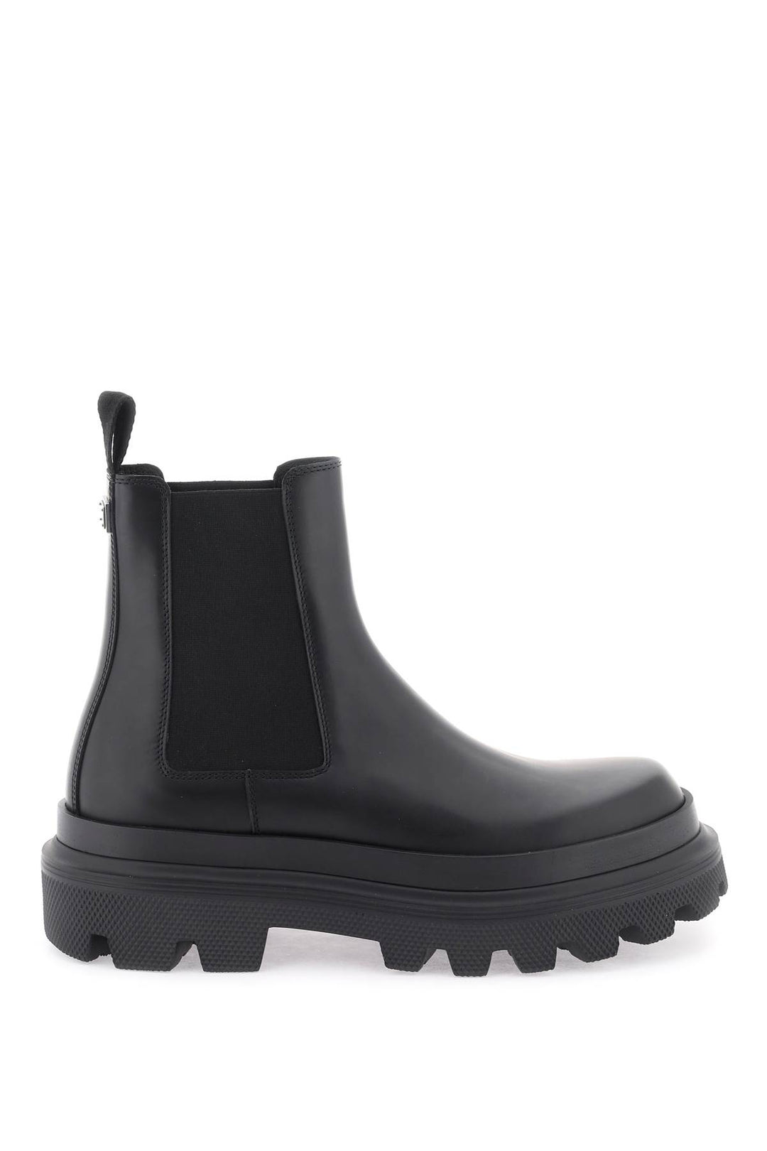 Chelsea Boots In Brushed Leather - Dolce & Gabbana - Men