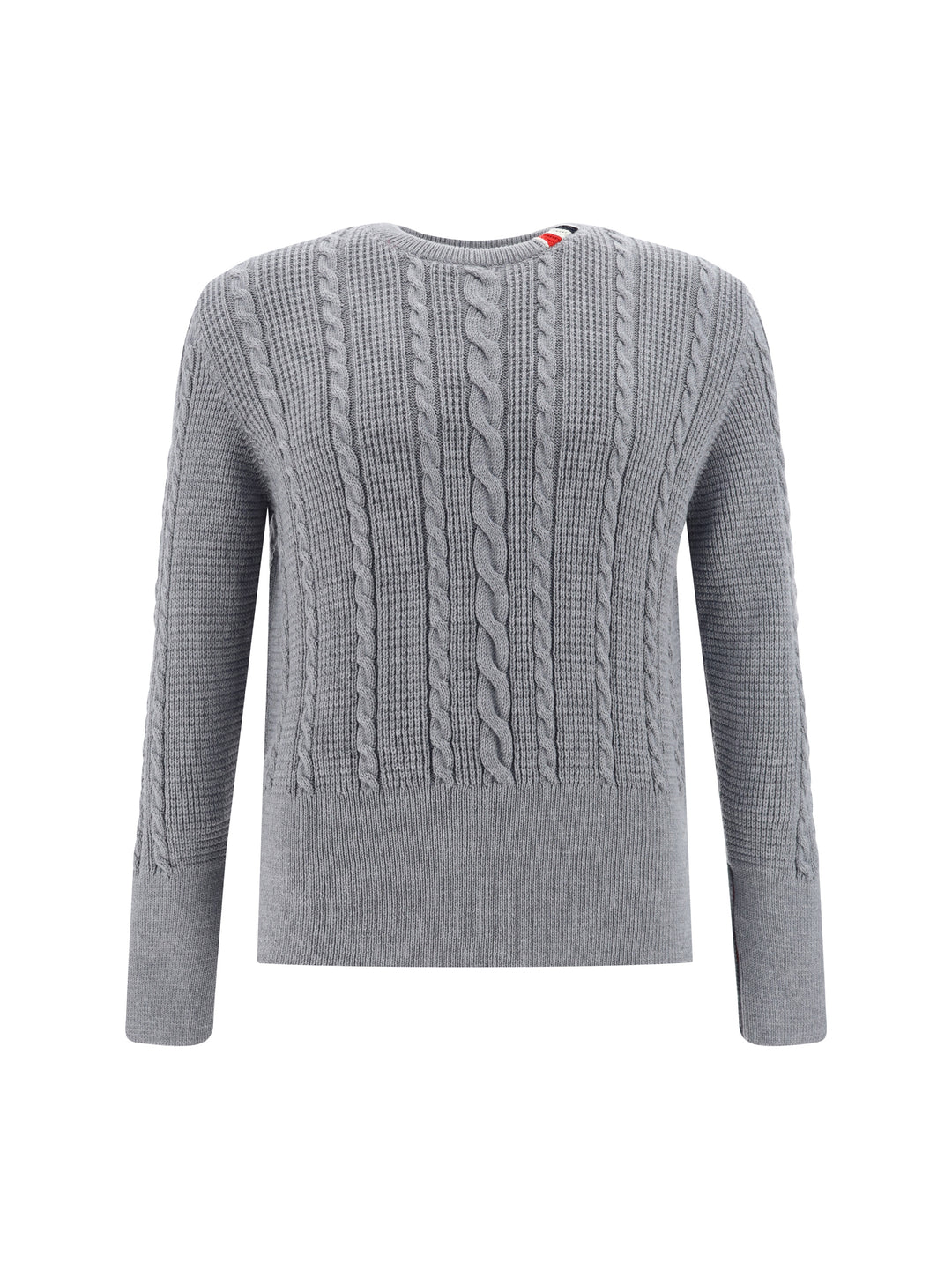 CABLE STITCH RELAXED CREW NECK PULLOVER