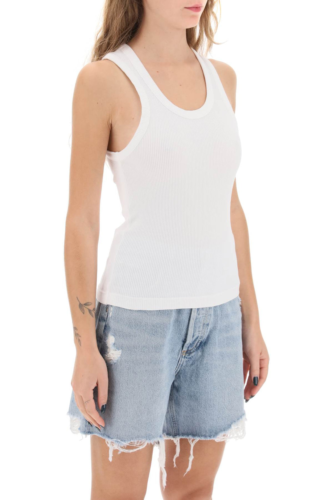 Poppy Ribbed Tank Top - Agolde - Women