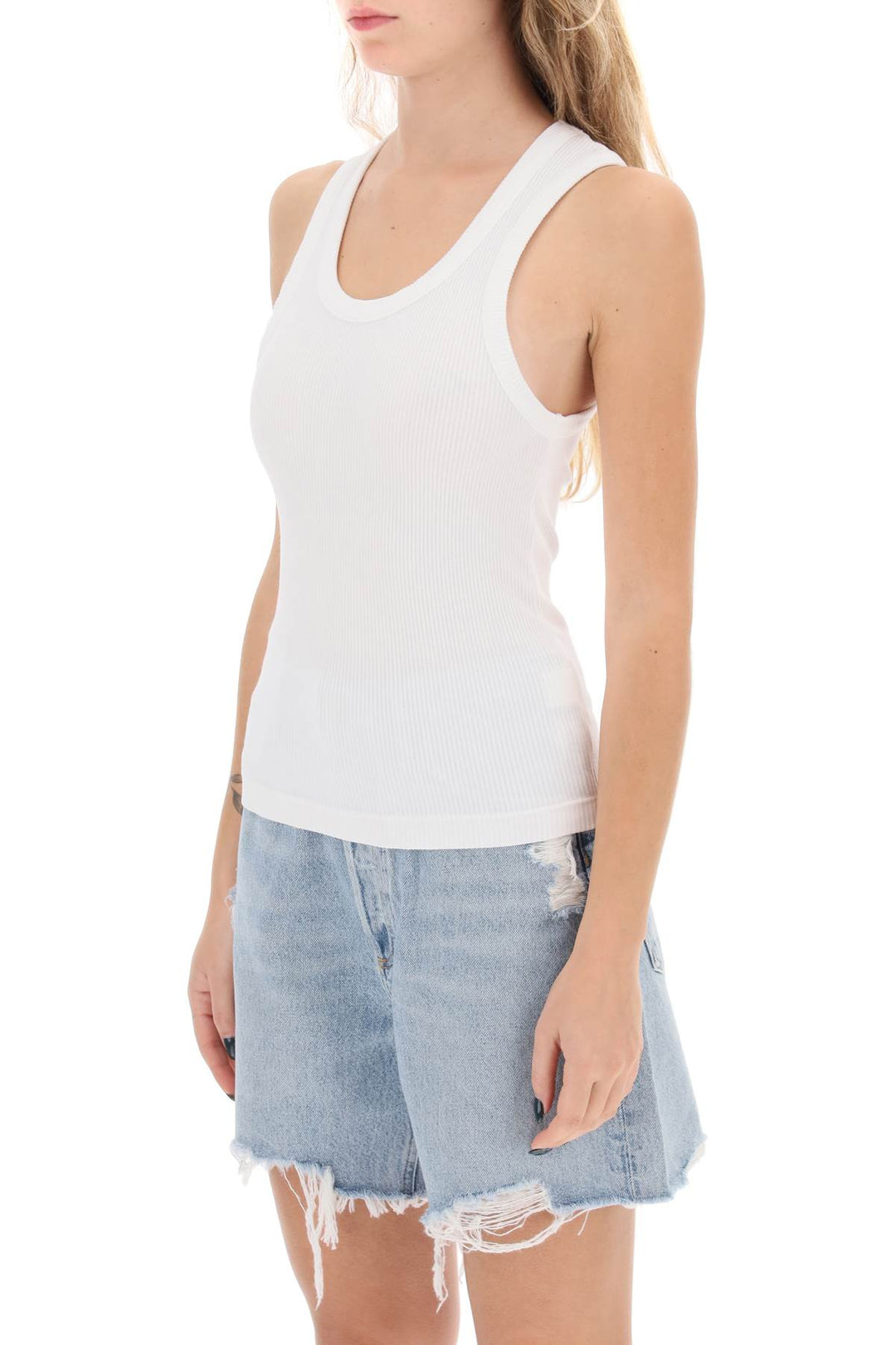 Poppy Ribbed Tank Top - Agolde - Women