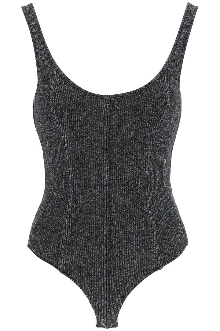 'Elna' Rib Knit Tank Bodysuit - Agolde - Women