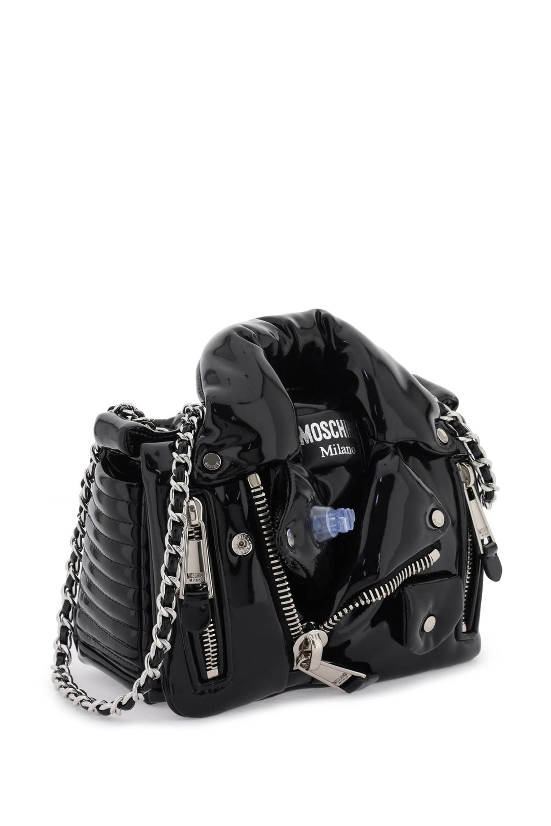 Inflatable Effect Biker Bag - Moschino - Women