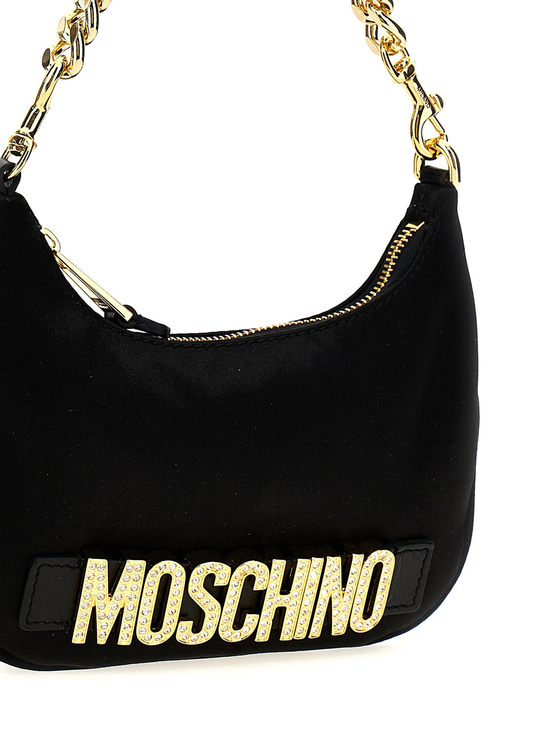 Logo Handbag Hand Bags Black