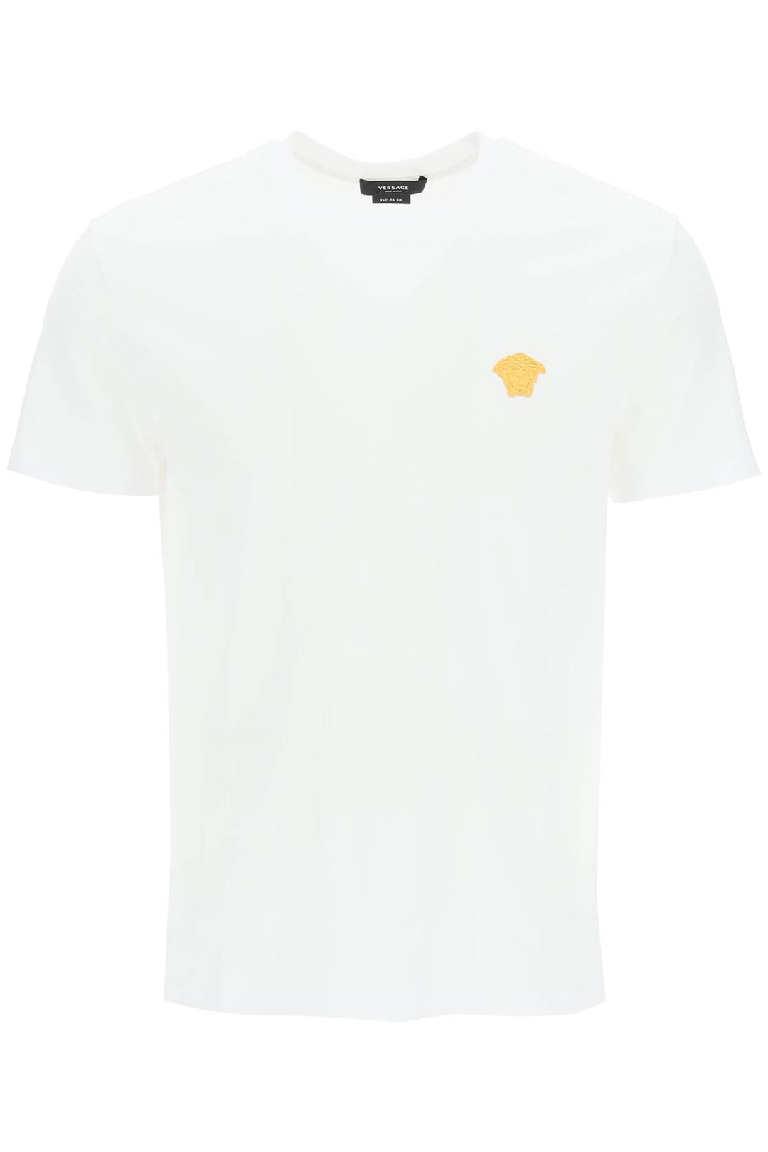 Medusa Embroidered T Shirt - Versace - Men