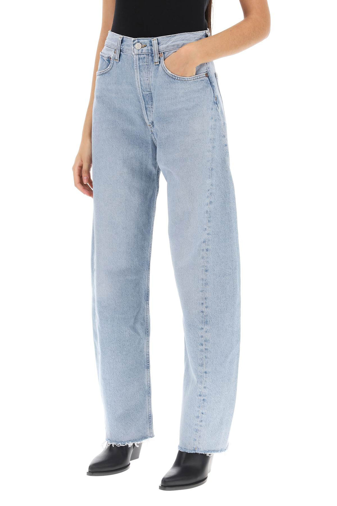 Luna Curved Leg Jeans - Agolde - Women