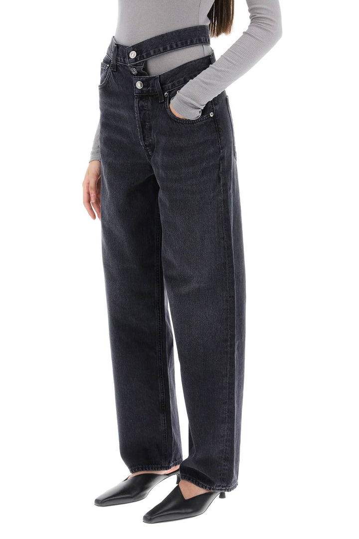 Broken Waistband  Straight Jeans - Agolde - Women