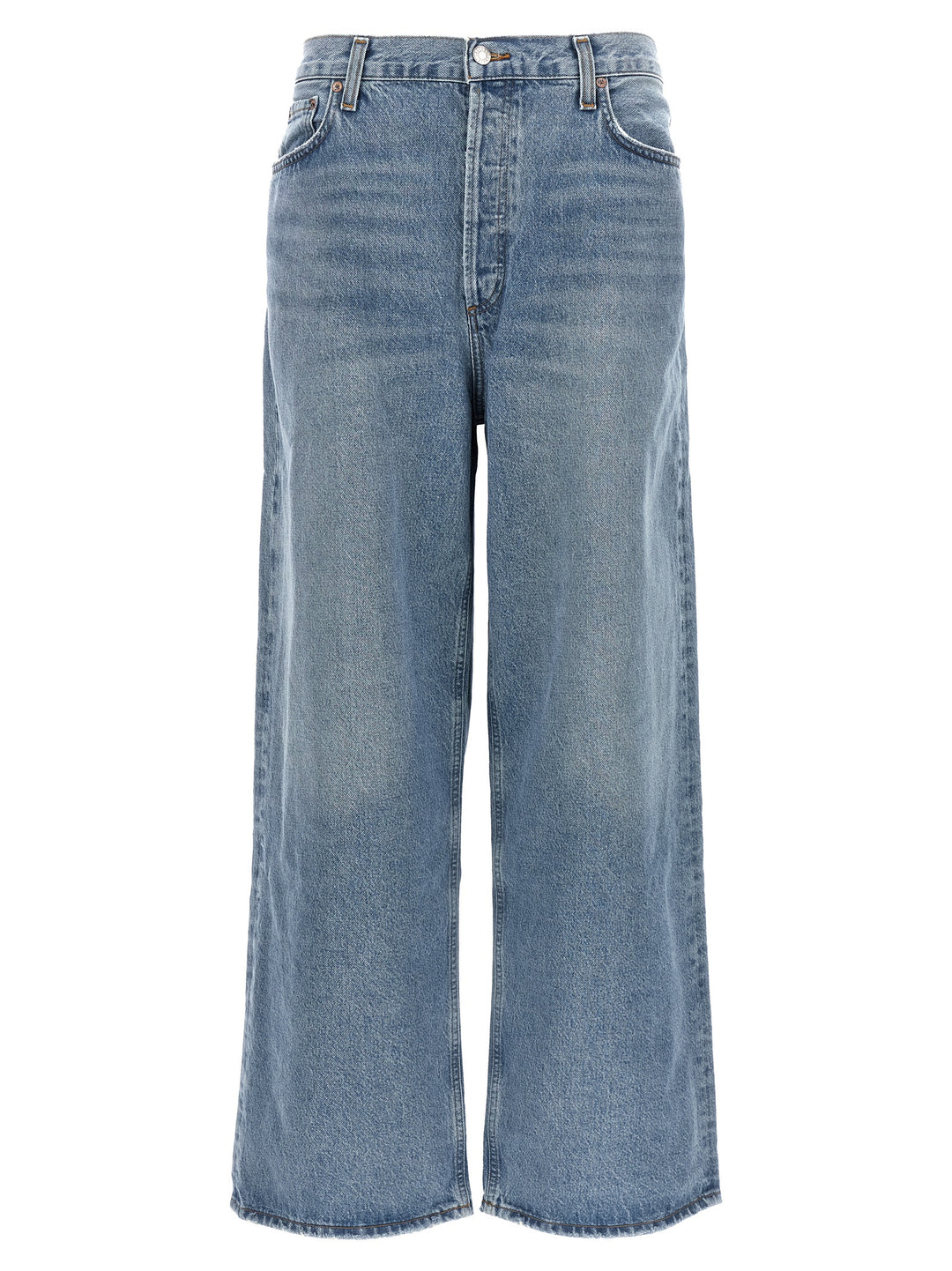 Low Slung Baggy Jeans Light Blue