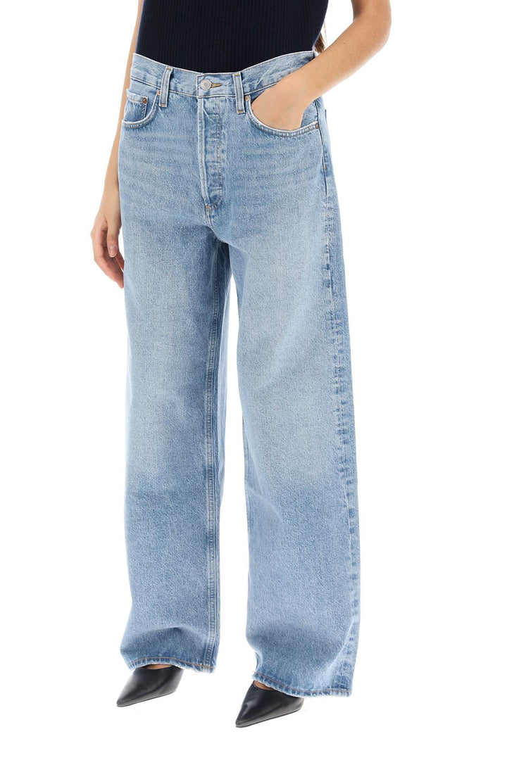 Low Slung Baggy Jeans - Agolde - Women