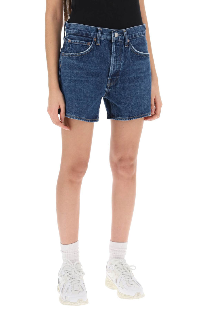 Parker Long Denim Shorts - Agolde - Women