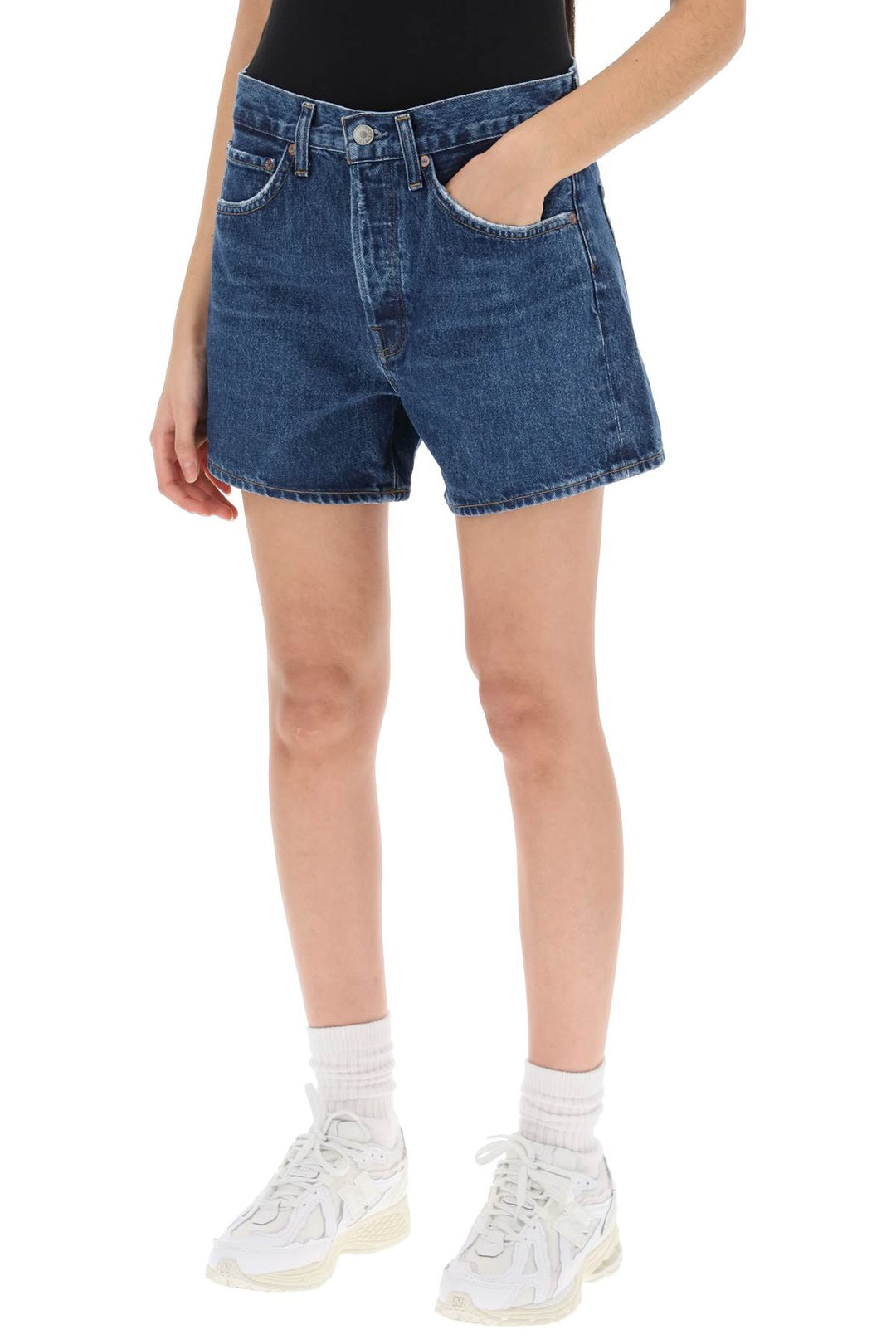 Parker Long Denim Shorts - Agolde - Women