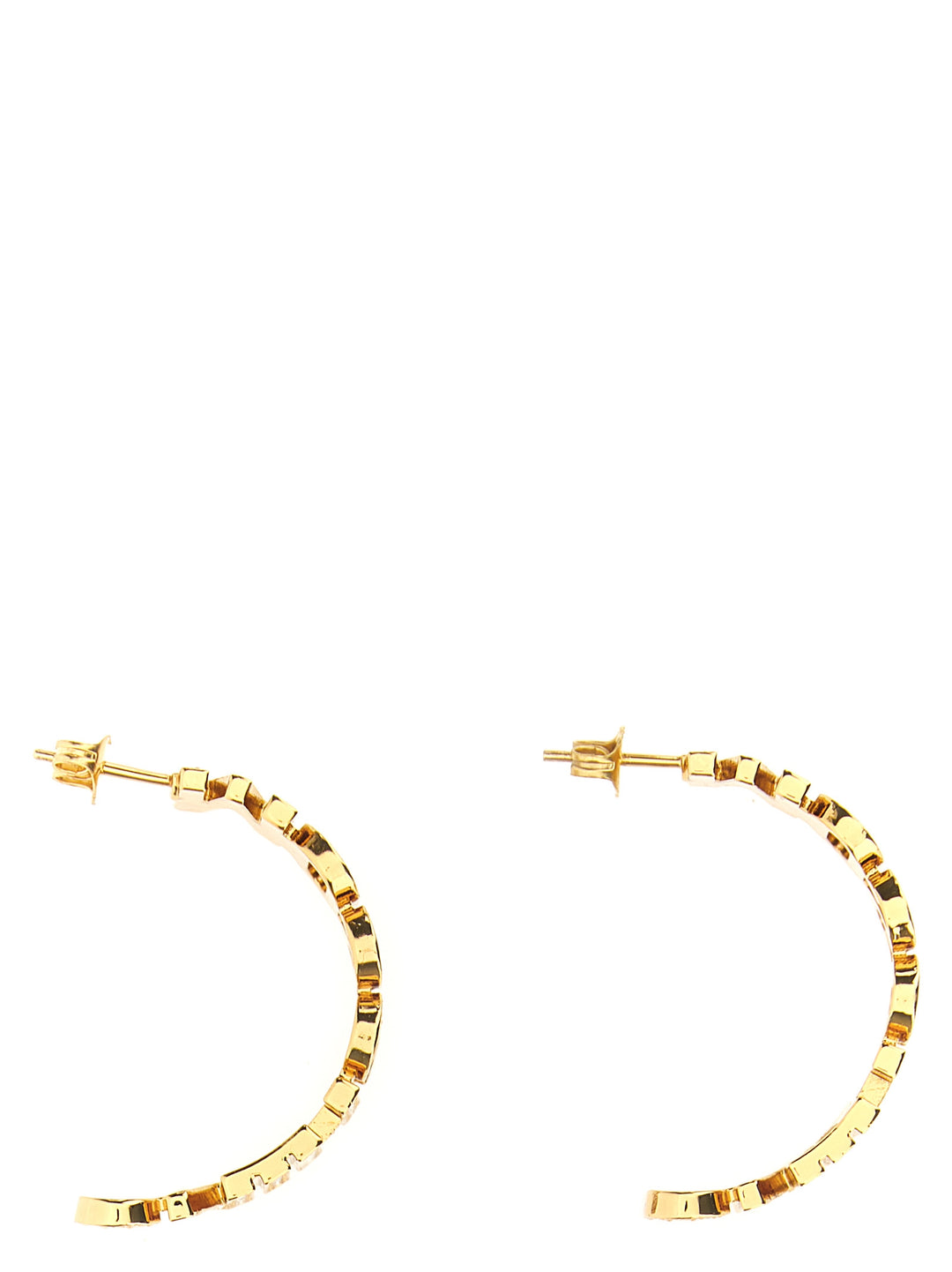 Logo Earrings Jewelry Gold