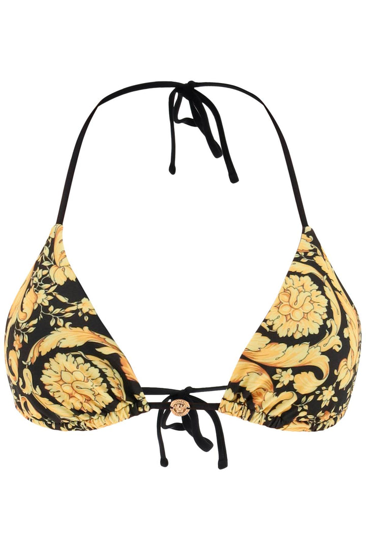 Barocco Triangle Bikini Top - Versace - Women