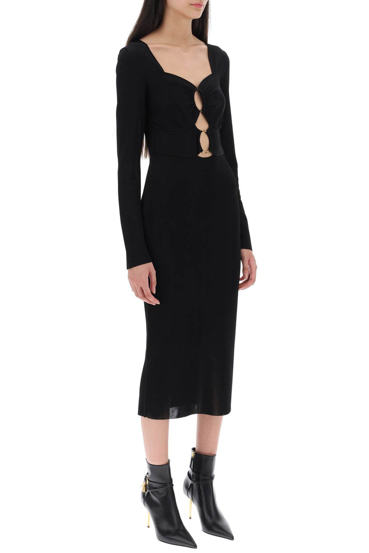 Knitted Midi Dress With Cut Outs - Tom Ford - Women