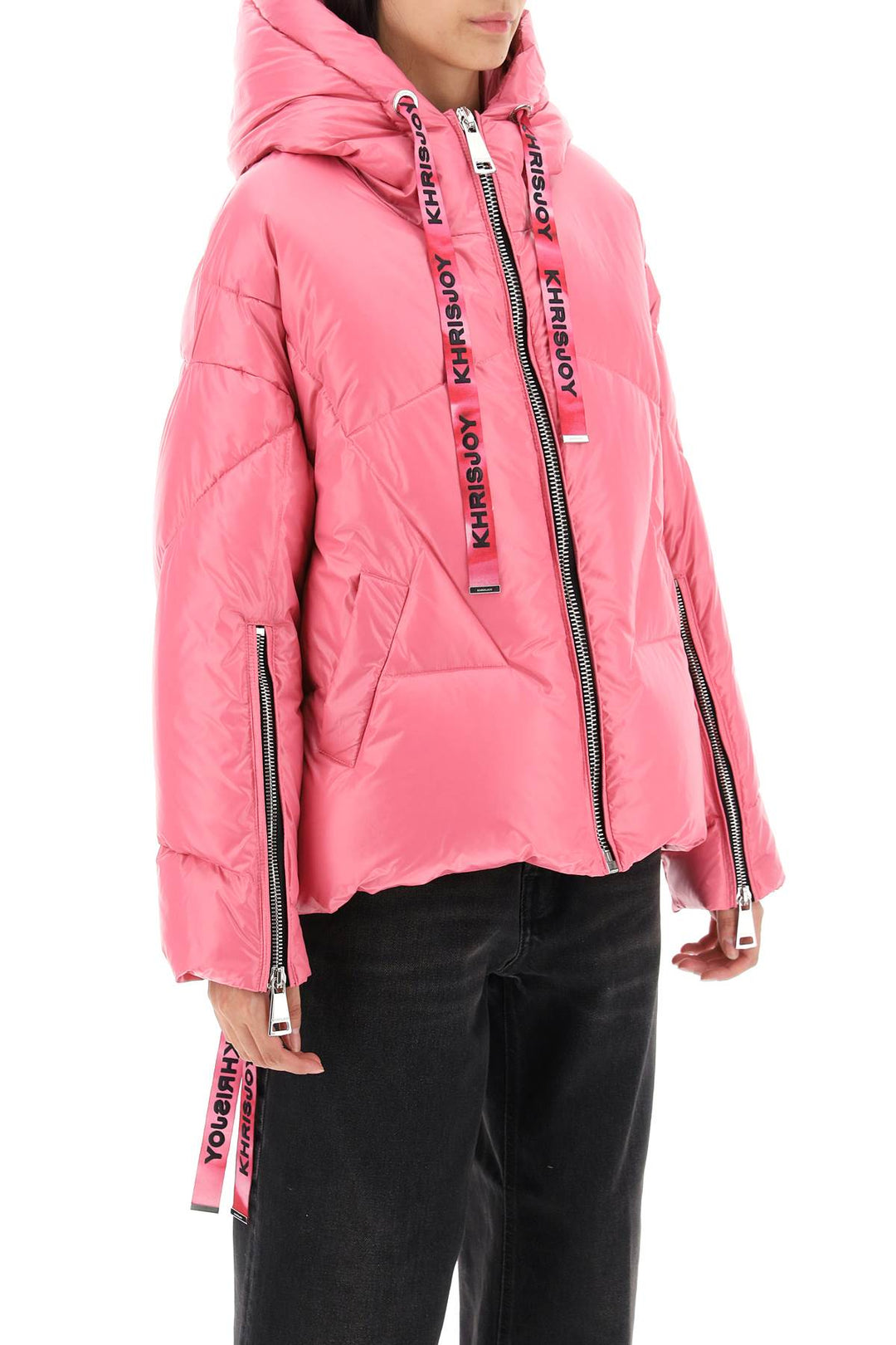 Khris Iconic Shiny Puffer Jacket - Khrisjoy - Women