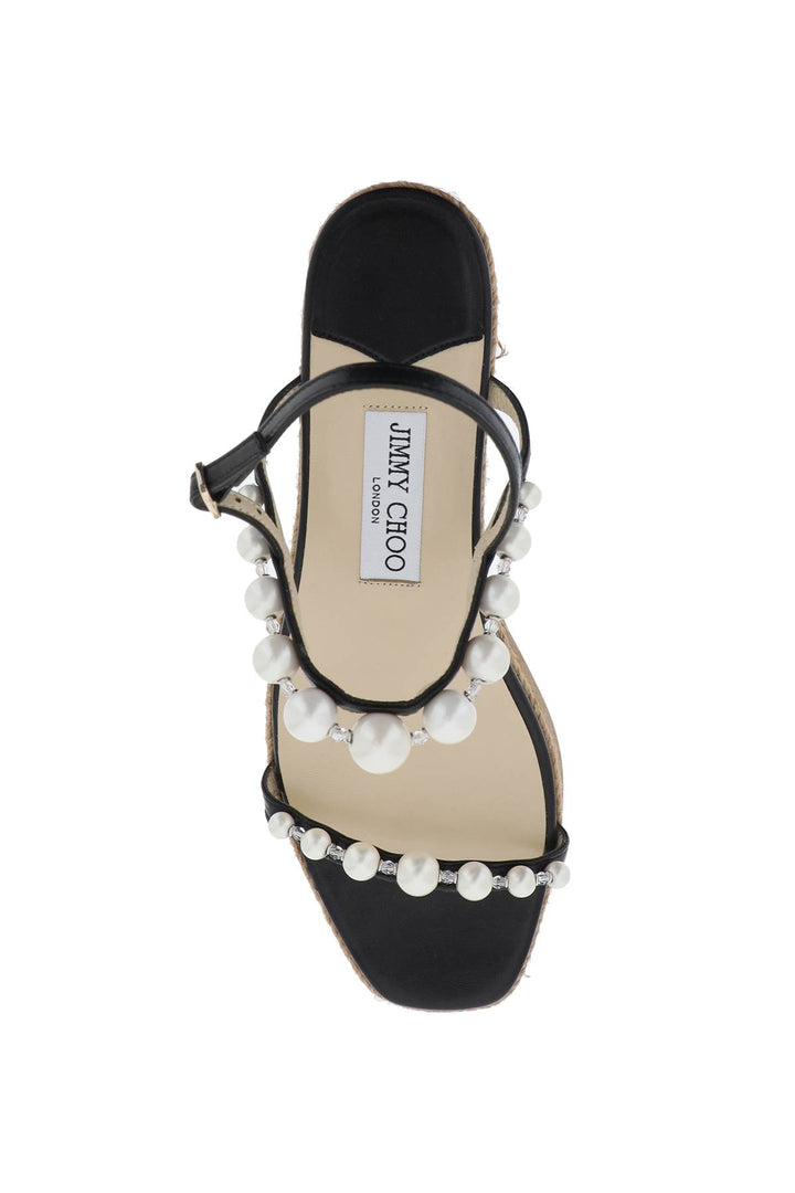 Amatuus 60 Wedge And Pearl Sandals - Jimmy Choo - Women