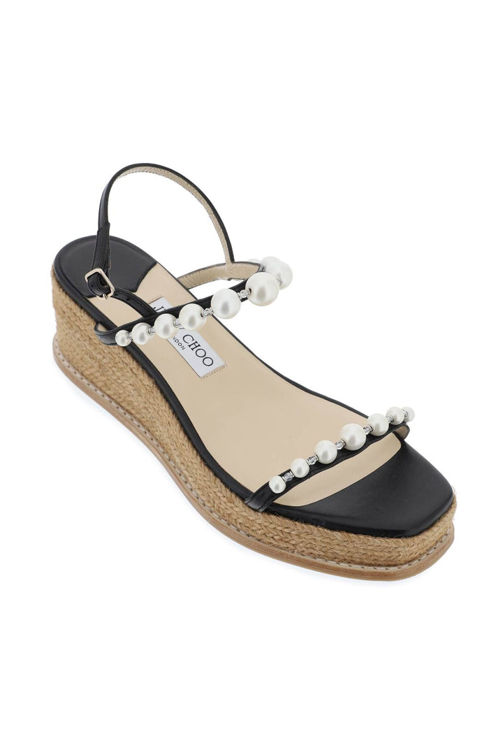 Amatuus 60 Wedge And Pearl Sandals - Jimmy Choo - Women