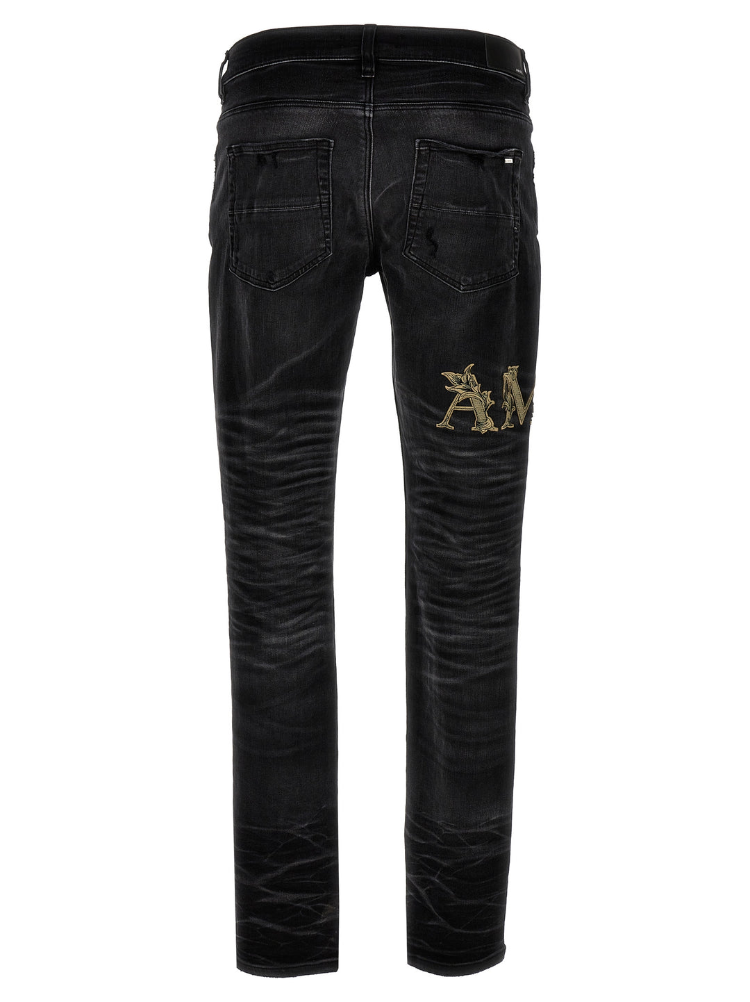 Baroque Logo Jeans Black