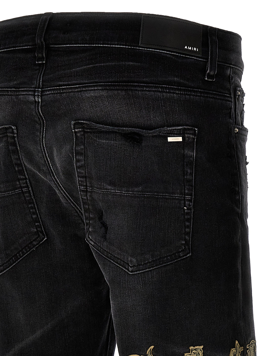 Baroque Logo Jeans Black