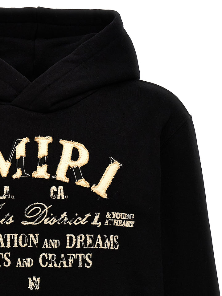 Distressed Arts District Sweatshirt Black