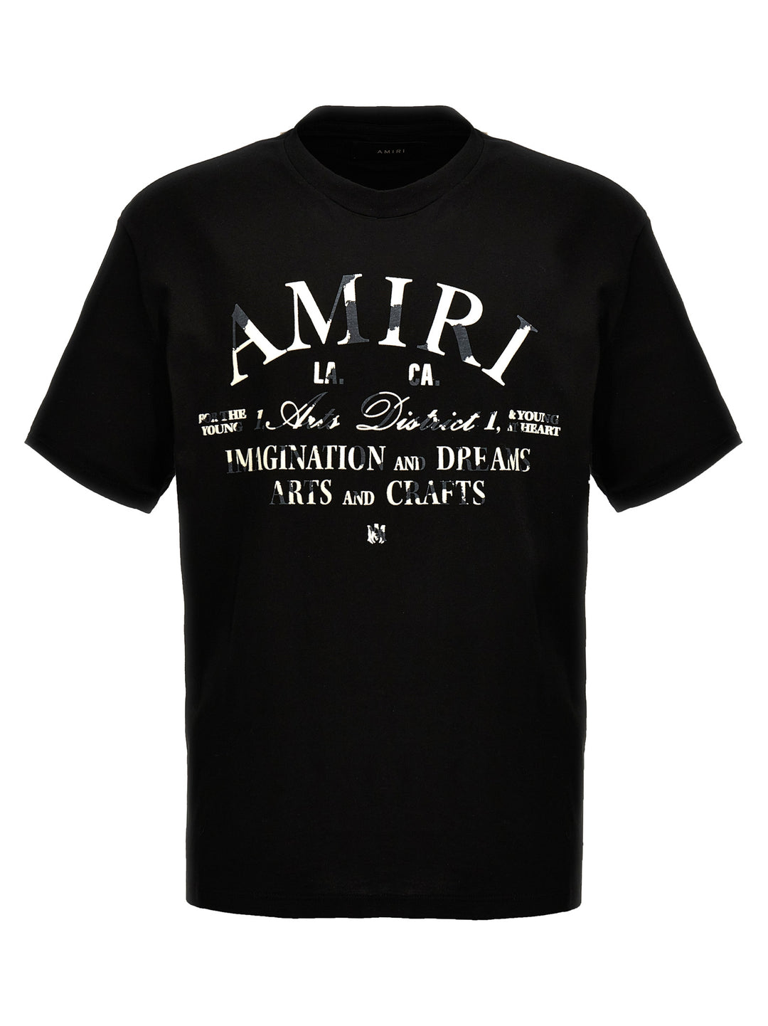 Distressed Amiri Arts District T-Shirt Black