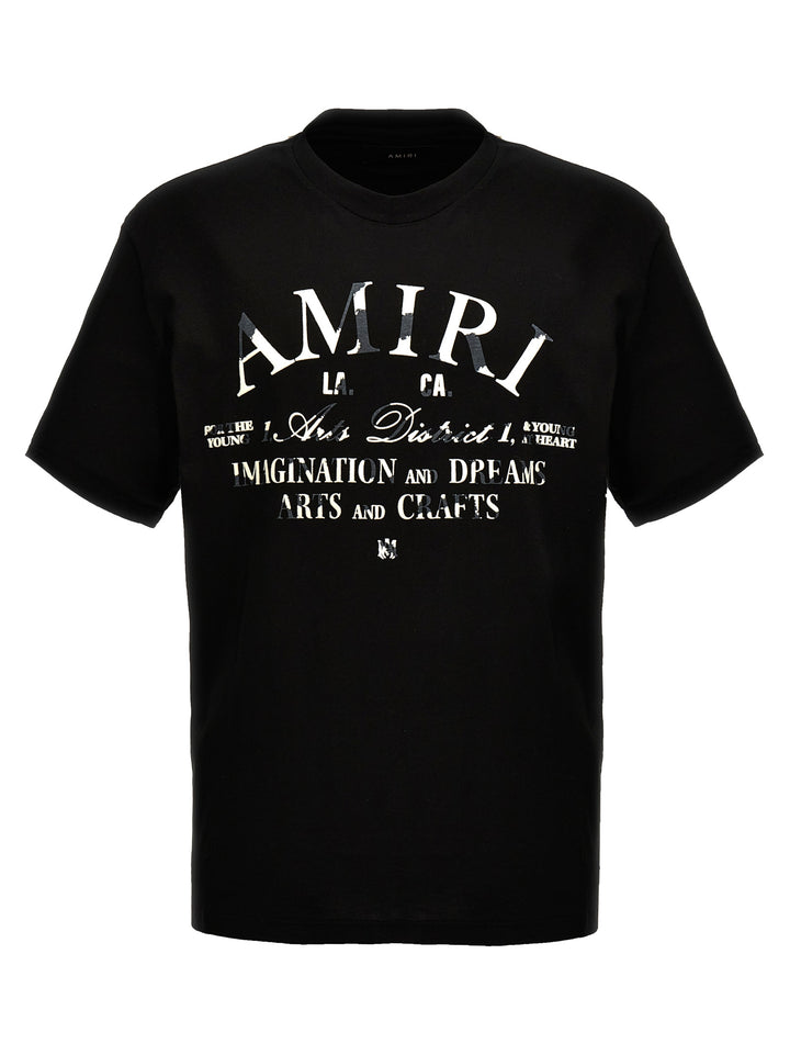 Distressed Amiri Arts District T-Shirt Black