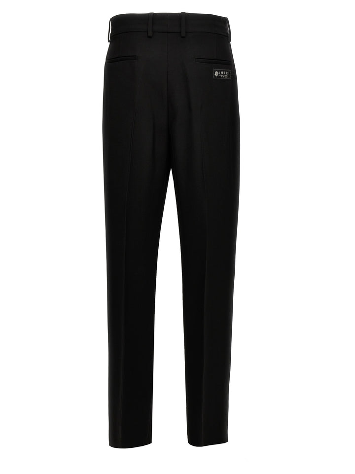 Dbl Plt Pants Black