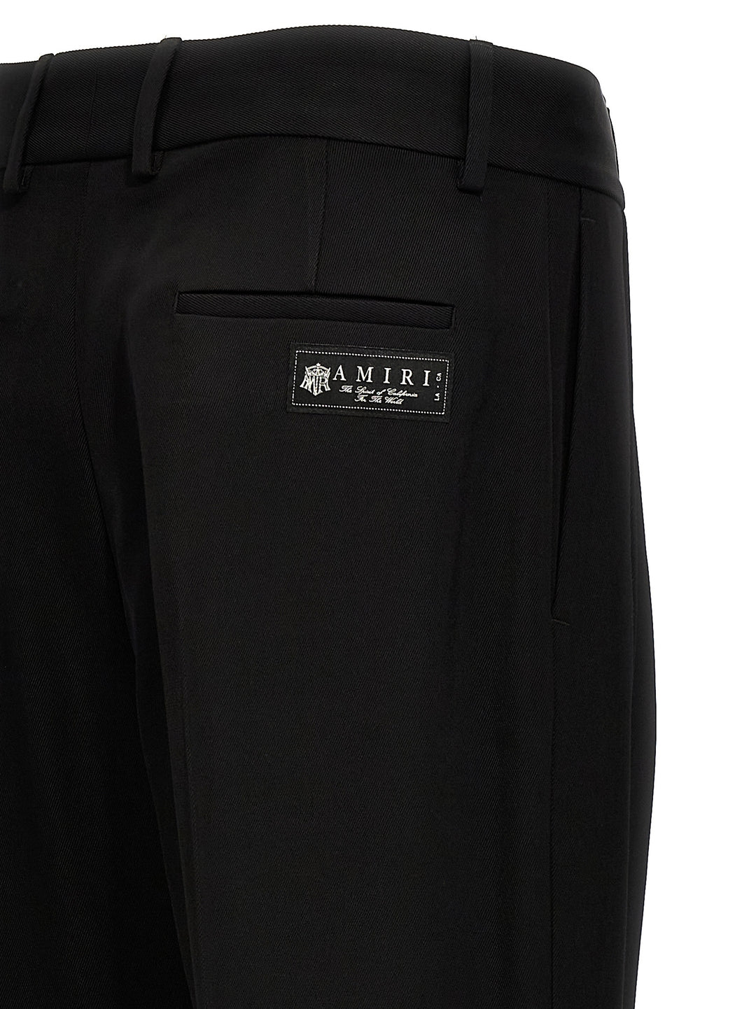 Dbl Plt Pants Black