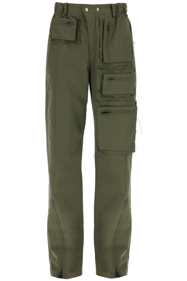 Cargo Pants With Raw Cut Details - Andersson Bell - Men