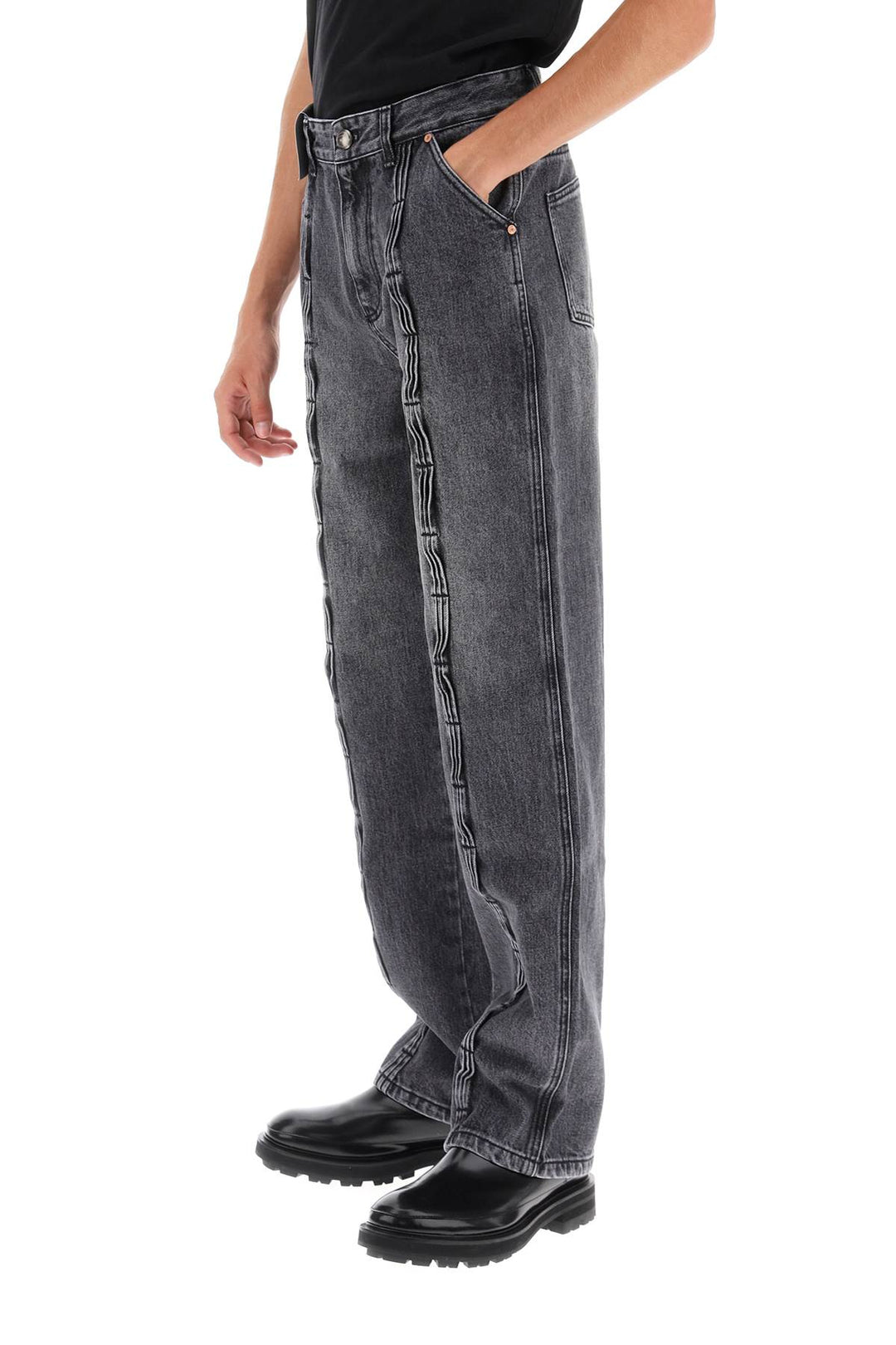 Wave Wide Leg Jeans - Andersson Bell - Men