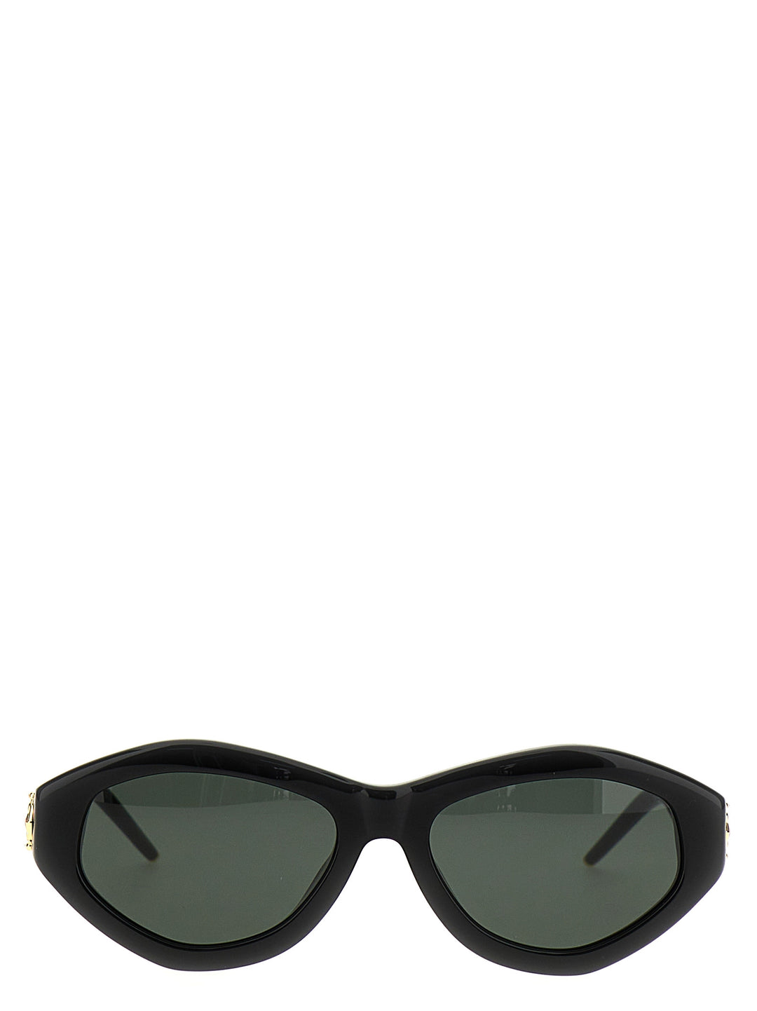 Monogram Plaque Sunglasses Black