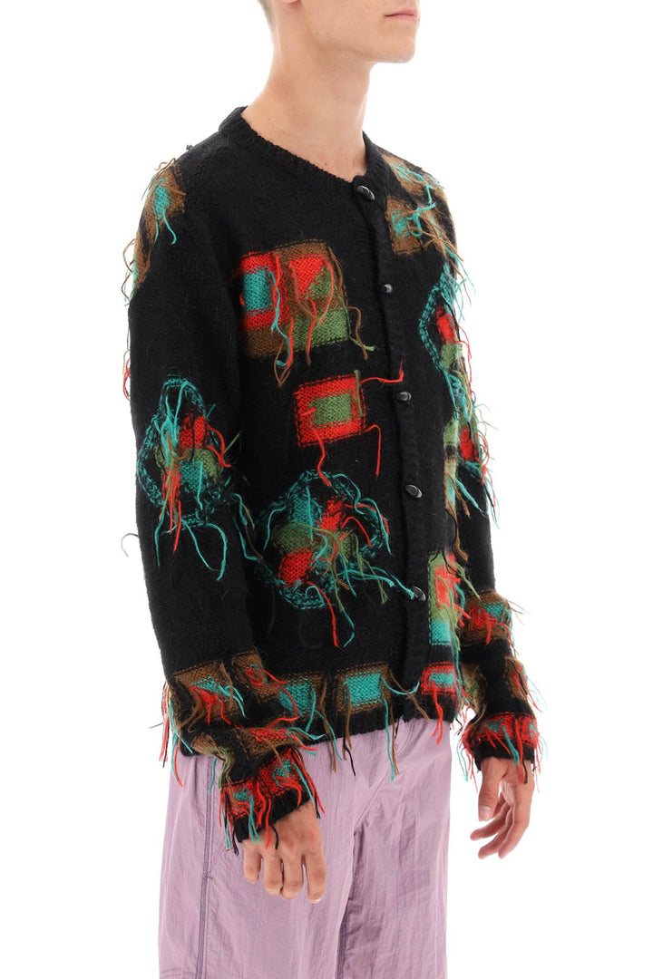 'Village' Intarsia Cardigan - Andersson Bell - Men