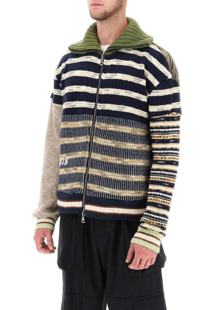 'Blifden' Patchwork Cardigan - Andersson Bell - Men