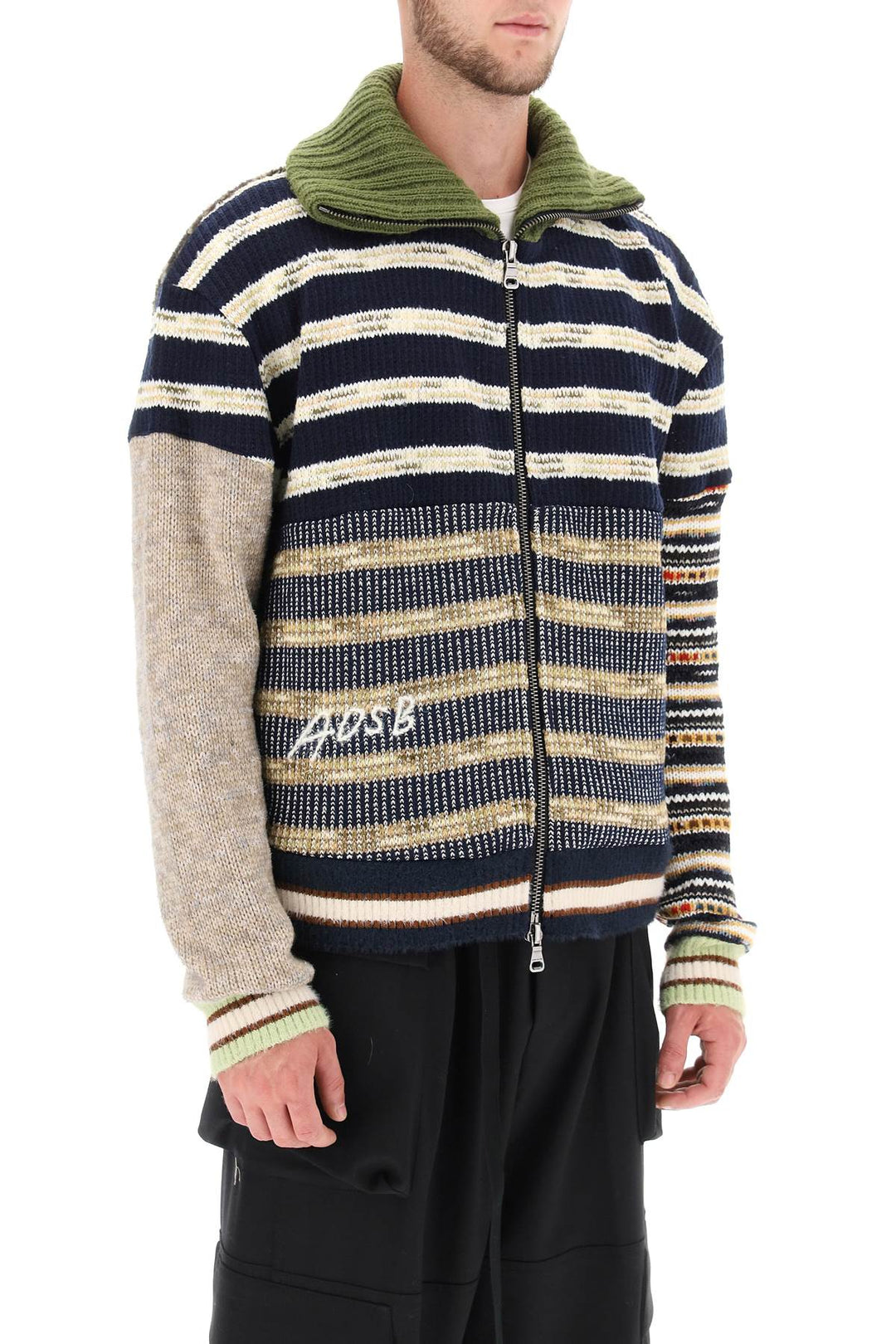 'Blifden' Patchwork Cardigan - Andersson Bell - Men