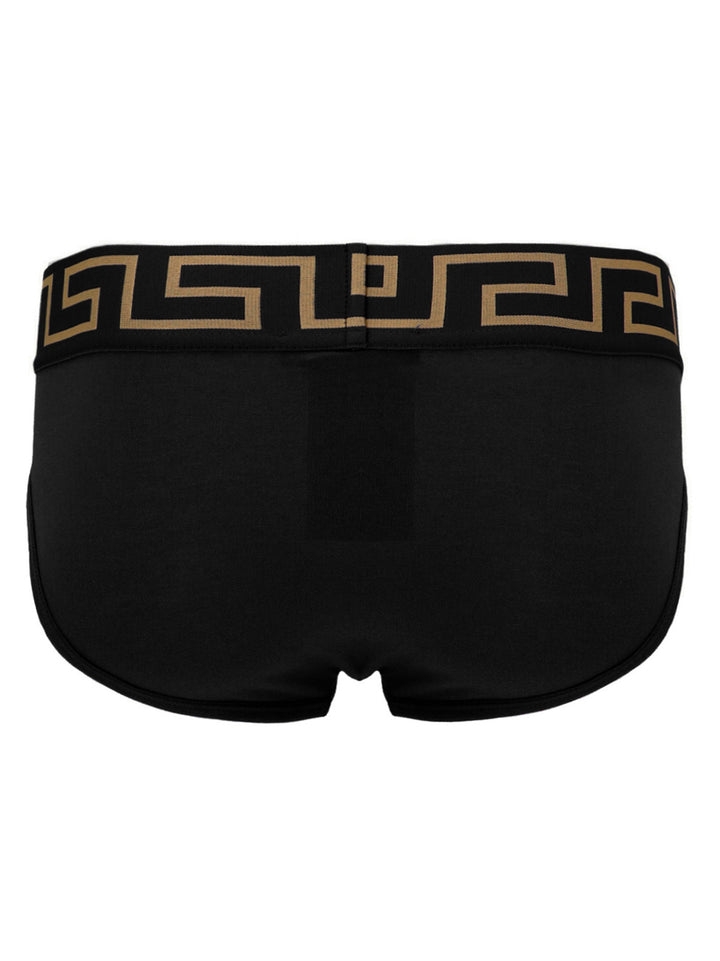 Logo Elastic Briefs Underwear, Body Black